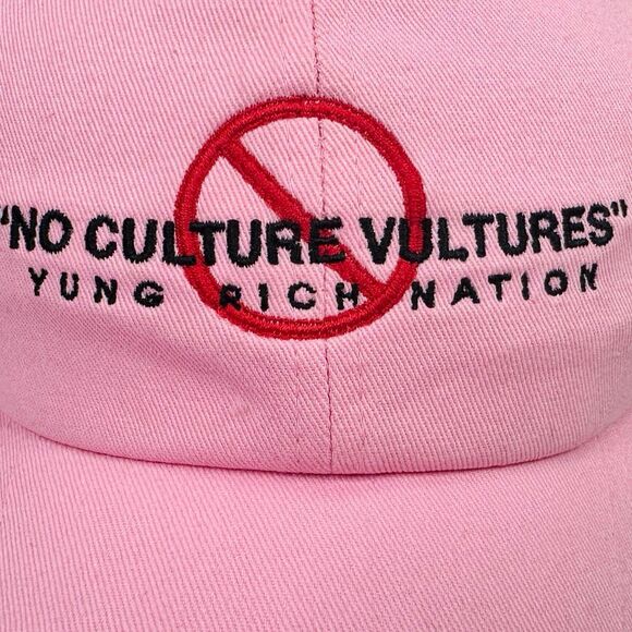 YRN Yung Rich Nation “No Culture Vultures” Embroidered Dad Hat - One Size - Picture 2 of 9